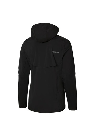 Mizuno Waterproof 20k Hooded Jacket Kadın Yağmurluk Siyah Çok Renkli