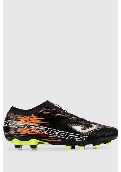 Joma Supercopa 2301 Sups2301fg Black Coral Fırm Ground Siyah/turuncu Erkek Krampon
