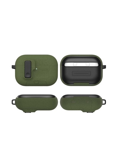 Airpods Pro 3 İle Uyumlu Fabric Serisi Özel Kilitli Tasarım Ve Kumaş Yüzeyli Kılıf Darbelere Karşı Koruyucu Kapa Diğer