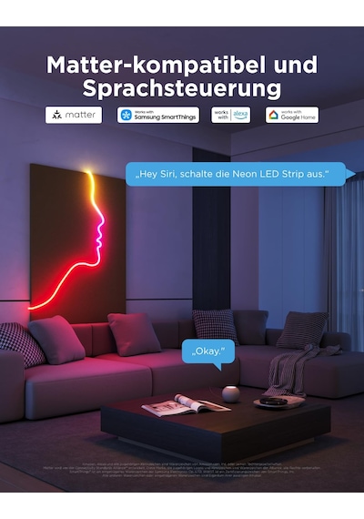Govee Neon Halat Işık 2, Rgbıc Neon Led Şerit 5m, Şekil Haritalamalı, Dıy Tasarımı, Smartthings İle Uyumlu, Matter, Alexa Ve Google Assistant, Oyun Odası Duvar Dekorasyonu İçin, Siyah Govee Neon Halat Işık 2, Rgbıc Neon Led Şerit 5m, Şekil Haritalamalı, Dıy Tasarımı, Smartthings İle Uyumlu, Matter, Alexa Ve Google Assistant, Oyun Odası Duvar Dekorasyonu İçin, Siyah
