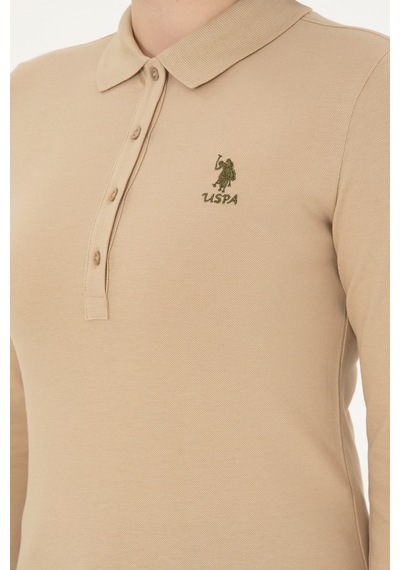 U.S. Polo Assn. Kadın Kum Basic Sweatshirt 50297906-VR085
