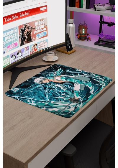 Bleach Anime V4 - 48x40 Xl Gaming Kauçuk Kaymaz Taban Mouse Pad Fare Altlığı