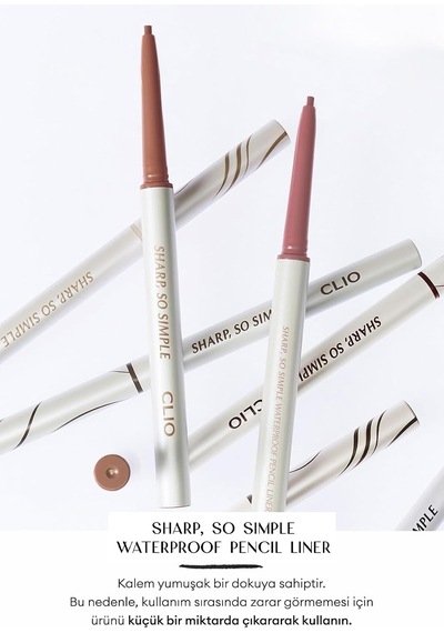 Suya Dayanıklı, İnce Uçlu Göz Kalemi Sharp So Simple Waterproof Pencil Liner 006 Vanilla Beige Diğer
