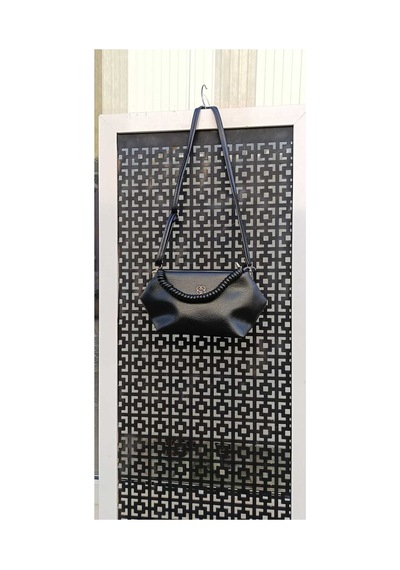 Çınar Boutique Deri Çanta Siyah Siyah