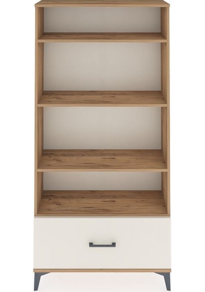 Arges Dolap 4 Raflı Tek Çekmeceli 88x30x182 Çam-aytaşı Atlas Çam
