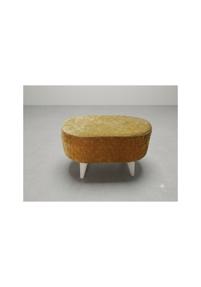 Oval Puf Turuncu