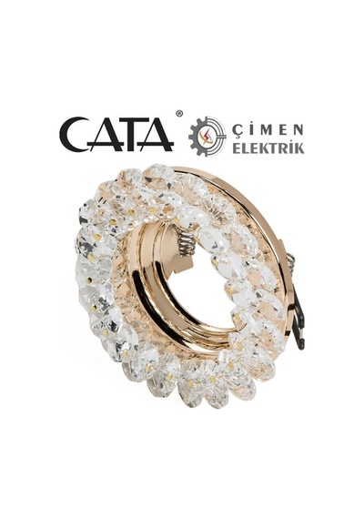 Cata Ct 6596 Papatya Kristal Cam Spot Kasası çok renkli