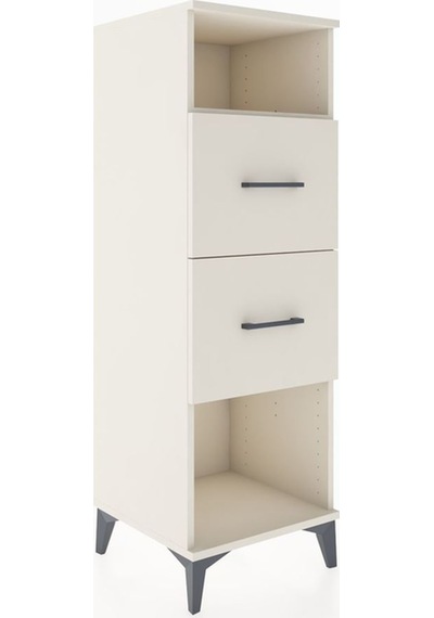 Hyperion Dolap Tek Raflı 2 Çekmeceli 44x44x134 Aytaşı-aytaşı Aytaşı