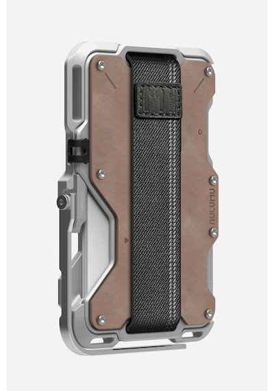G03 Çok Amaçlı Manyetik Metal Deri Cüzdan MagSafe Özellikli Genuine Leather Kartlık