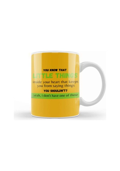 You Know The Little Thing Cool Graphic Sarcastic Sarcasm Novelty Funny Kupa Bardak Porselen No14448 Karışık