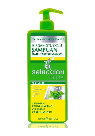 Naturel 1000 Ml Şampuan Isırgan Yağlı Saçlar