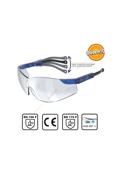 Badem10 Bisiklet Motor İş Güvenlik Kaynak Gözlüğü Lazer Uv Koruyucu Gözlük Hunter S800 Şeffaf Çok Renkli