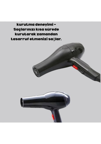 2200w Profesyonel Saç Kurutma Makinesi Ac Motorlu Fön Cihazı