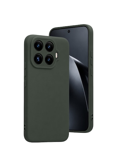 Xiaomi Mi 17t İle Uyumlu Soft Yumuşak Telefon Kılıfı Ve Hayalet Privacy Ekran Koruyucu Seti Koyu Yeşil