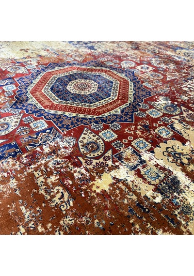 Hoom Rugs Tebriz Kr05 150 Tarak Makina Halısı Çok Renkli