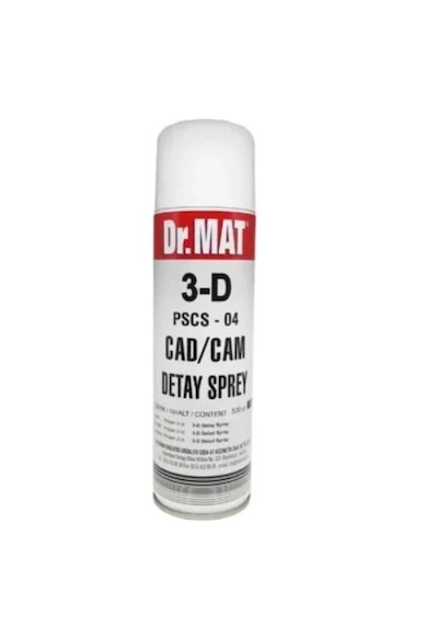 Dr.mat Pscs 04 Cad Cam Detay Yansıma Önleyici 3d Tarayıcı Sprey - 500 Ml Diğer