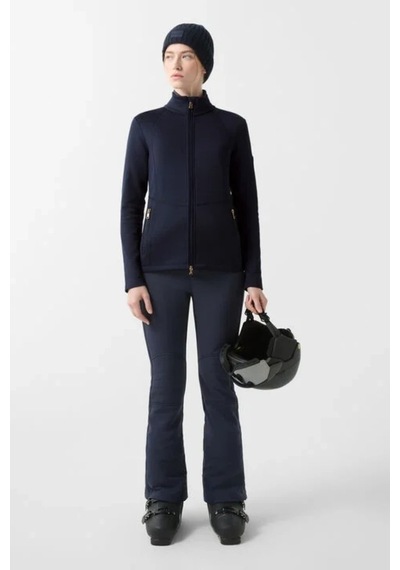 Bogner Aneska Midlayer Hızlı Kuruyan Lüks Tasarım Kayak Kadın Ceket, Lacivert Kayak Montu