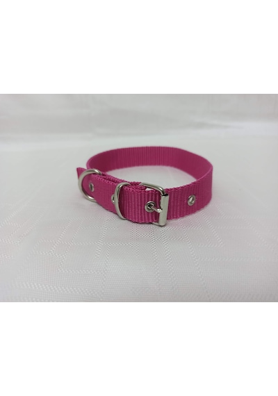 Kozaklı Küçük Irk Köpek Tasması Pembe 50 x 2.5 CM Pembe