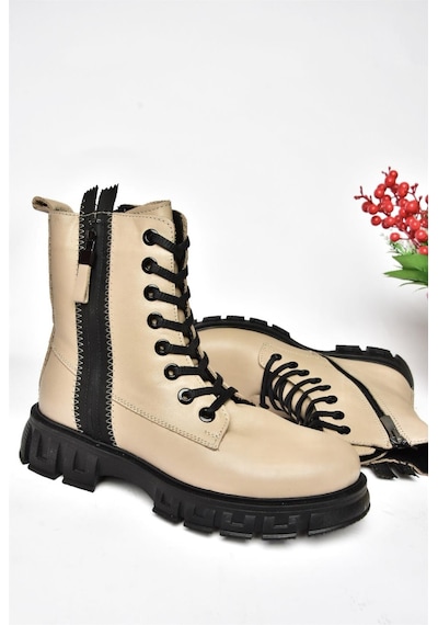 Fox Shoes N555102803 Ten Hakiki Deri Kadın Postal Bot Ten-hakiki Deri Ten Rengi Fox Shoes N555102803 Ten Hakiki Deri Kadın Postal Bot Ten-hakiki Deri Ten Rengi