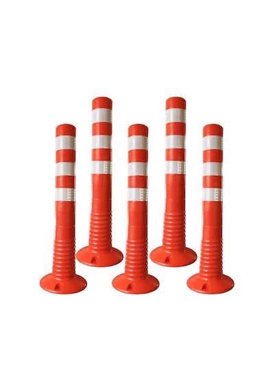 En Ucuz Delinatör Otopark Eko Trafik Delinatör Esnek Yol Ayırıcı 5 Adet