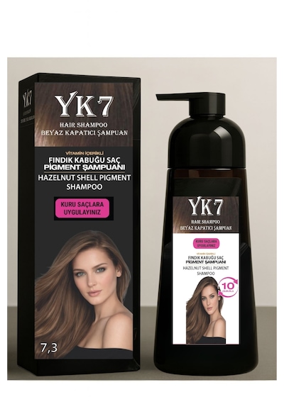 Yk7 Kozmetik Yk7 Çikolata Kahve 6.35 Beyaz Kapatıcı Şampuan 300 ML