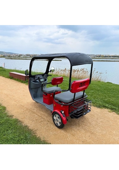 Volta Vm5 Neo Elektrikli 3 Tekerlekli Moped Kırmızı