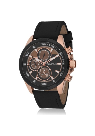 Polotıme 13830 Multifunctional Kayışlı Erkek Kol Saati Siyah - 100212104 Rose Gold