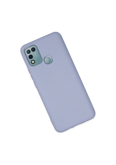 İnfinix Hot 10 Play Uyumlu Kılıf Nano İçi Kadife Silikon - Lila