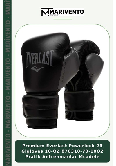 Premium Everlast Powerlock 2r Glgloves 10-oz 870310-70-10oz Pratik Antrenmanlar Mcadele Çok Renkli