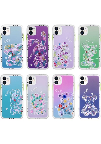 Apple Uyumlu iPhone 11 Kılıf Kamera Korumalı Desenli Sert Zore Hess Kap