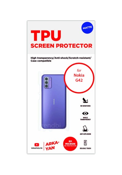 Nokia G42 Mat Arka Ve Yan Kaplama Köşeler Dahil Kaplayan Hd Film