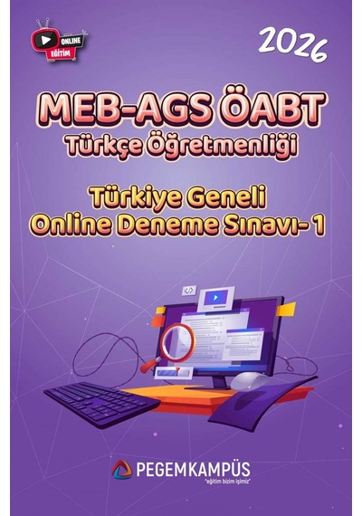 2026 Meb-ags Öabt Türkçe Öğretmenliği Türkiye Geneli Online Deneme Sınavı-1