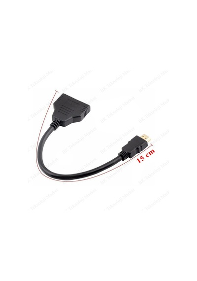 2 Port Hdmı Splitter Hdmı Çoklayıcı Kablo