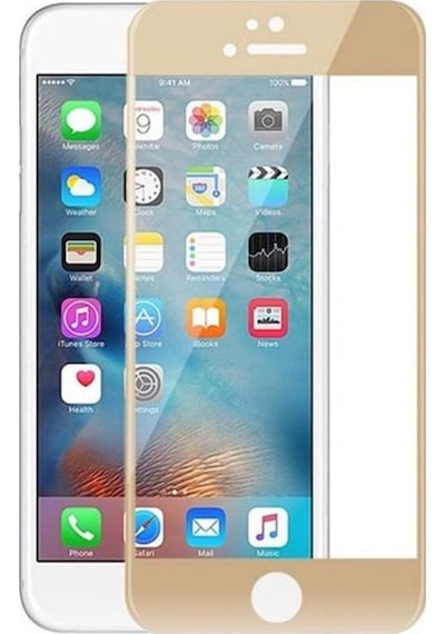 Bufalo Apple Uyumlu   iPhone 7/8 Kavisli 4D Cam Ekran Koruyucu Rose Gold