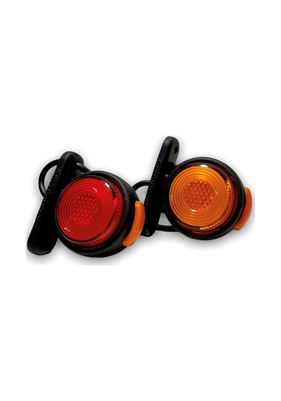 Ahmet Otomotiv Neon Mini Takoz Sarı-kırmızı 12v-24v