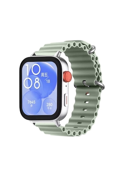 Huawei Watch Fit 3 & 4 Uyumlu Seaflex Ocean Tokalı Silikon Kordon
