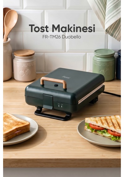 Fressi TM26 Duobello 1800 W 4 Dilim Tost Ve Izgara Makinesi