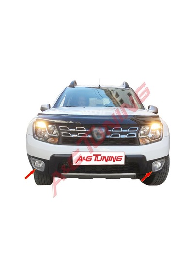 Dacia Duster Sis Farı Çerçevesi Gri Renk 2010-2017 Arası N11.4297