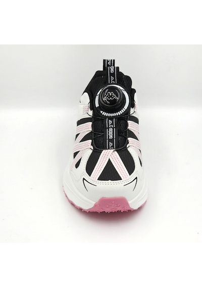 Kappa Kp-4060f Beyaz Siyah Makara Bağıklı Kız Çocuk Sneaker Spor Ayakkabı