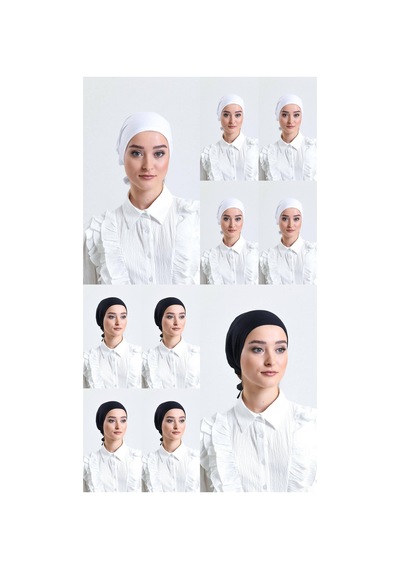 Aldaiyr 10 Düz Dikişsiz Penye Bone Çok Renklid010-3