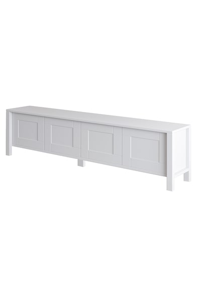 Vachel 4 Kapaklı Modern Tv Sehpası Beyaz