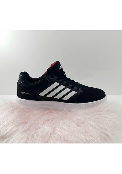 Bestof 074 Siyah Sneaker Düz Taban Hafif Rahat Spor Çift Ayakkabı - 538999583