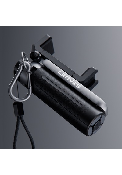 Lenyes Lph112 Dolgu Işıklı 360 Derece Dönebilen 3in1 Selfie Çubuğu Ve Tripod Siyah