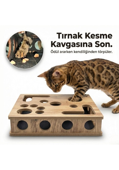 Kedikür Tırnak Törpüleyen Tırmalama Ve Oyun Kutusu