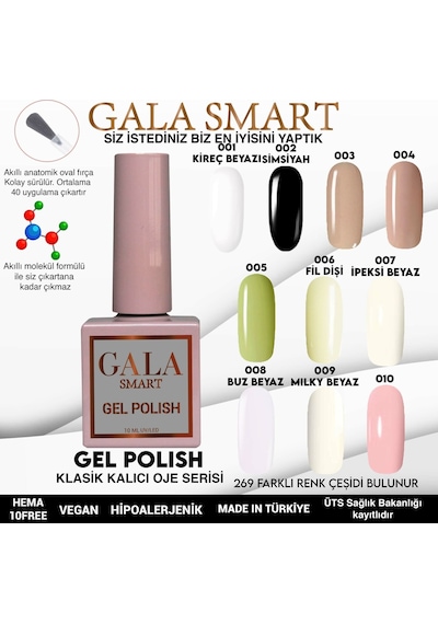 Gala Smart Classic Kalıcı Oje 10 Mle No:009