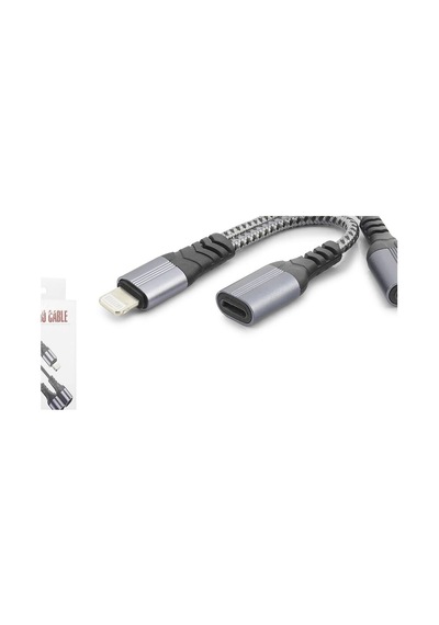 Lightning 1 To 2 Dişi Ayırıcı Kablo - Siyah Gj-013 Evimdeyokyok