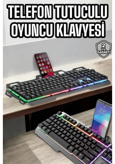 Klavyesi Q  Klavye Rgb  Işıklı Mouse