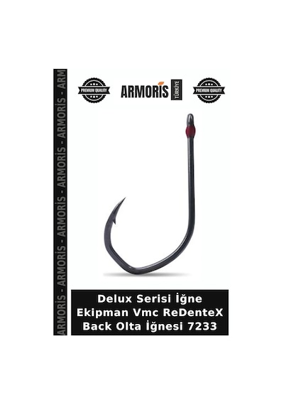 Delux Serisi İğne Ekipman Vmc Redentex Back Olta İğnesi 7233 No:5-0 - 5lı