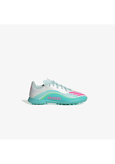 Adidas F50 Messi League Çocuk Beyaz Halı Saha Kramponu Jq0944