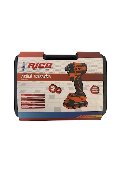 Rico 028-RE0032 20V Kömürsüz Darbeli Akülü Tornavida